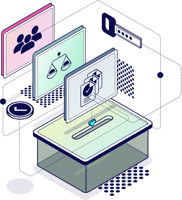 Governance network and delegation illustration